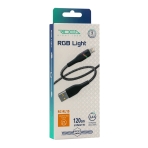 Купить USB Ridea RC-RL15 RGB Light Lightning 12W 1.2m, 2