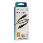 Купити Кабель USB Ridea RC-RL15 RGB Light Type-C to Lightning 30W 1.2m, 2