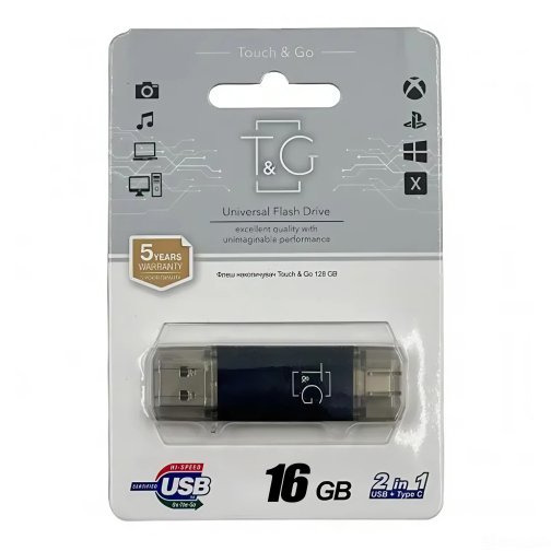 Купить USB Flash Drive 3.0 T&G 16gb USB/Type C 009
