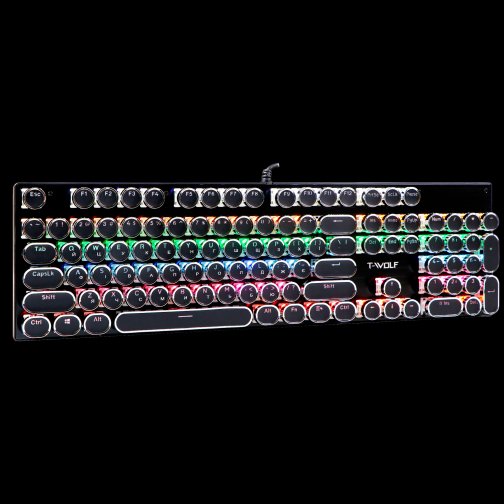 Купить Клавиатура Игровая TWolf T75 punk LED Blue Switch Мятая упаковка, 4