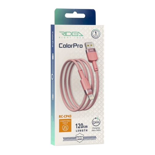 Купити Кабель USB Ridea RC-CP43 ColorPro Lightning 12W 1.2m, 3