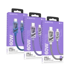 Купить USB Borofone BU42 Octavia 60W Type-C to Type-C 1.2m