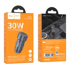 Купити Автомобільний Зарядний Пристрій Hoco Z57A 1USB/1USB-C PD30W/QC3.0