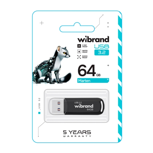 Купить USB Flash Drive 3.2 Wibrand 64gb Marten Gen1