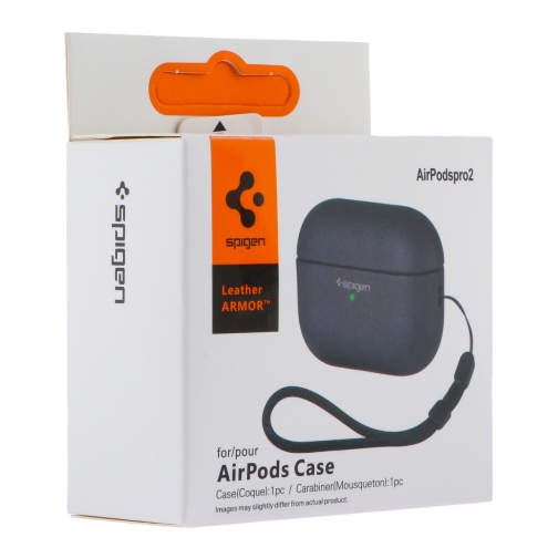 Купити Футляр TPU Spigen Leather Armor для Airpods Pro 2, 4