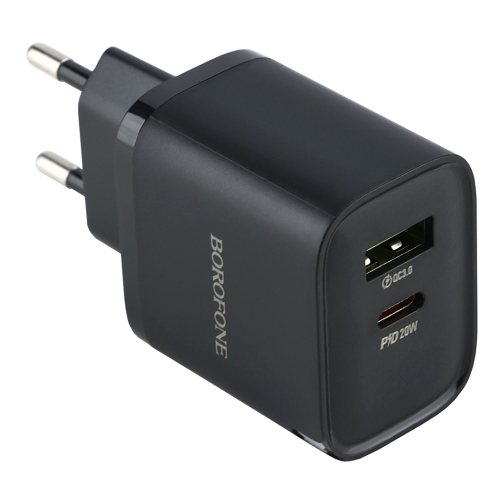 Купити Мережевий Зарядний Пристрій Borofone BA83A 1USB-C/1USB PD/QC 20W, 5