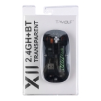 Купить Wireless Мышь TWolf X11 Rechargeable 2.4G + Bluetooth, 2