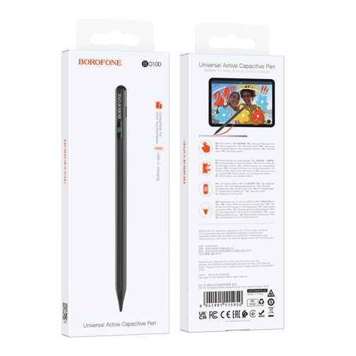 Купить Стилус Borofone BG100 Universal Active Capacitive Pen, 3