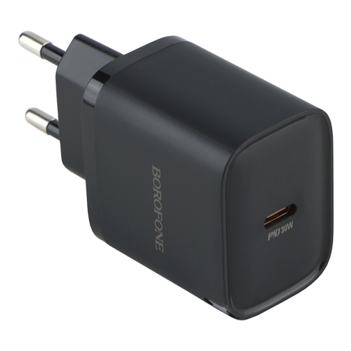 Купити Мережевий Зарядний Пристрій Borofone BA84A 1USB-C PD/QC 30W+Type-C to Type-C, 6