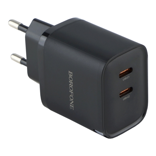 Купити Мережевий Зарядний Пристрій Borofone BA85A 2USB-C PD/QC 35W, 6