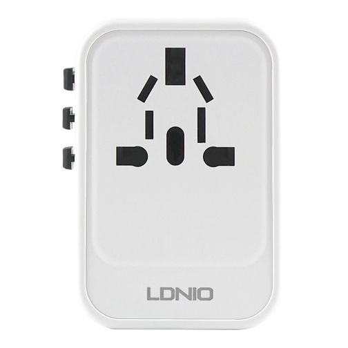 Купить Сетевой Переходник LDNIO Z6 2USB-C/1USB 65W