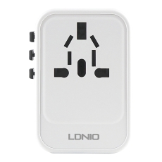 Купити Мережевий Перехідник LDNIO Z6 2USB-C/1USB 65W