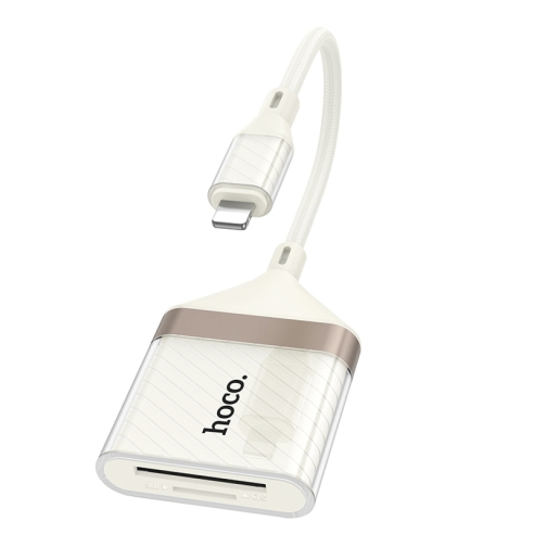 Купить Переходник Hoco UA40 2-in-1 Card Reader Lightning, 3