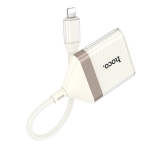 Купить Переходник Hoco UA40 2-in-1 Card Reader Lightning, 5
