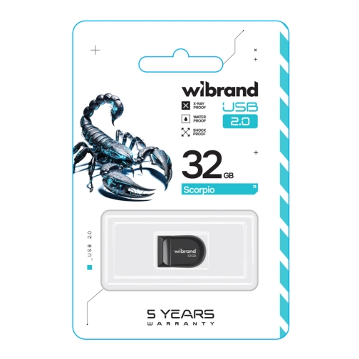 Купити USB флеш-накопичувач Wibrand 32gb Scorpio