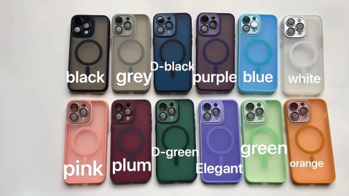 Купить Чехол TPU+PC Magnetic Matte Camera Lens with Magsafe для iPhone 13 Мятая упаковка