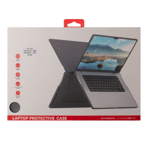 Купить Накладка PC+PU AMO-PU for MacBook Air 15" 2025/2024/2023 (M4 A3114/M3 A3114/M2 A2941), 2