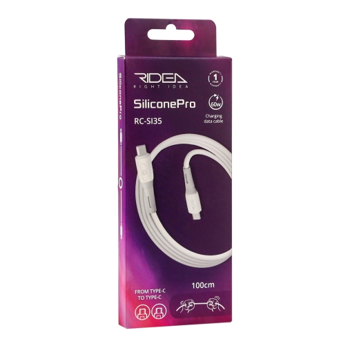 Купить USB Ridea RC-SI35 SiliconePro Type-C to Type-C 60W, 2