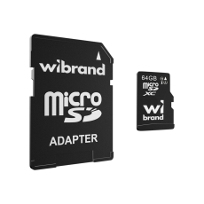 Купить Карта Памяти Wibrand MicroSDHC 64gb UHS-1 10 Class & Adapter Купить Карта Памяти Wibrand MicroSDHC 64gb UHS-1 10 Class & Adapter