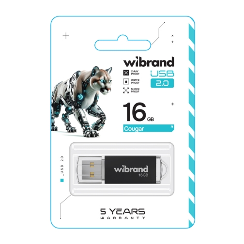 Купить USB Flash Drive Wibrand 16gb Cougar, 2