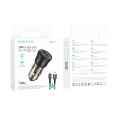 Купить Авто Зарядное Устройство Borofone BZ23 1USB QC18W+Type-C Мятая упаковка