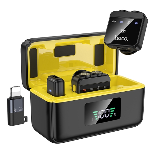 Купити Мікрофон Бездротовий Hoco L17 Dual-mic magnetic