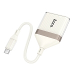 Купити Перехідник Hoco UA40A 2-in-1 Card Reader Type-C, 4