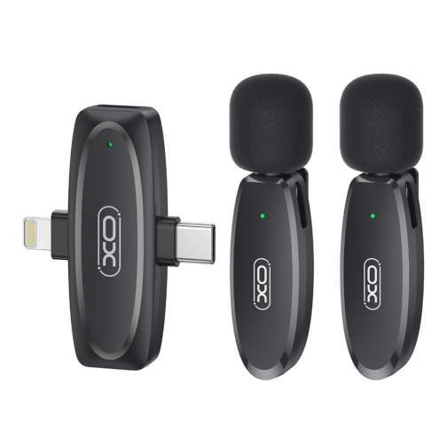Купити Мікрофон Петличний Бездротовий  XO MKF010 Twin Type-C+IP