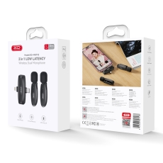 Купити Мікрофон Петличний Бездротовий XO MKF010 Twin Type-C+IP Купити Мікрофон Петличний Бездротовий XO MKF010 Twin Type-C+IP