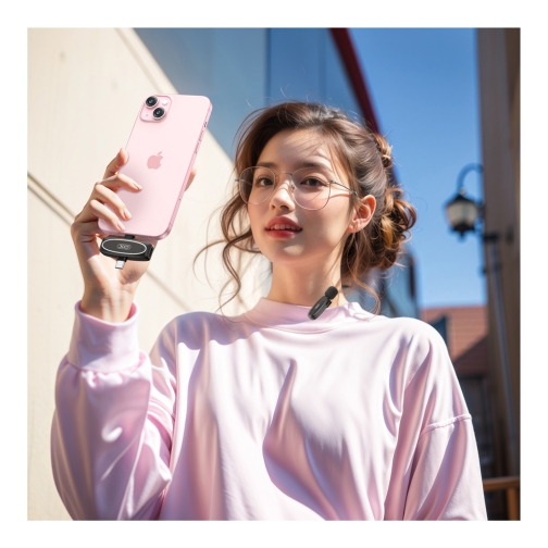 Купити Мікрофон Петличний Бездротовий  XO MKF010 Twin Type-C+IP, 8