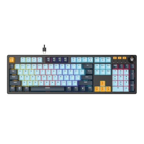 Купить Клавиатура Игровая Fantech ATOM107S MK893S MIZU Red Switch, 3