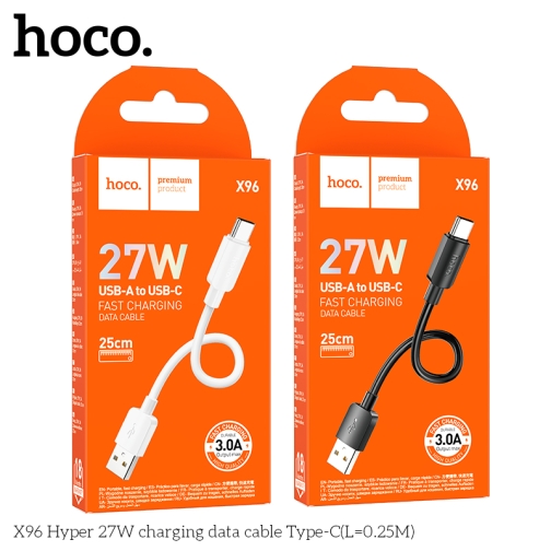 Купить USB Hoco X96 Type-C 3A 0.25m Мятая упаковка