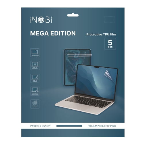 Купити Гідрогель плівка для ноутбука iNobi NEX-011 / (глянсова) / 5шт.