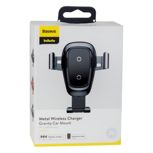 Купить Автодержатель Baseus Metal Wireless Charger Gravity WXYL-B