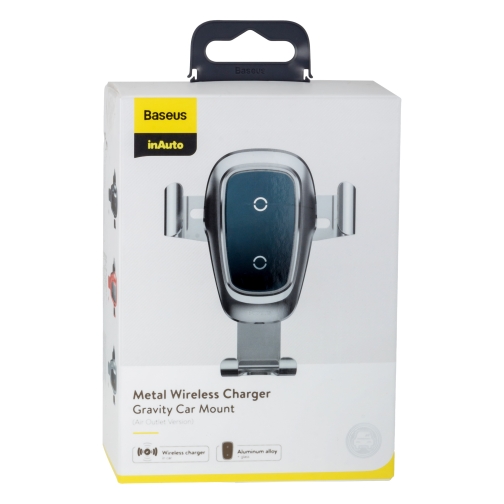 Купить Автодержатель Baseus Metal Wireless Charger Gravity WXYL-B, 2