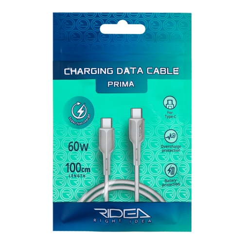 Купити Кабель USB Ridea RC-M221 Prima 60W Type-C to Type-C, 2