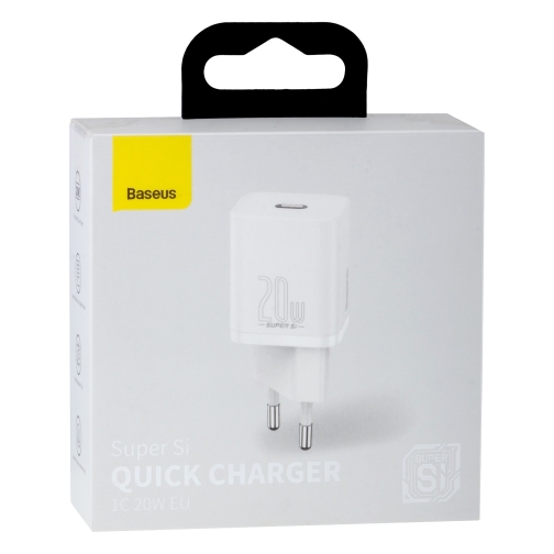 Купить Сетевое Зарядное Устройство Baseus PD 20W CCSUP-B 3A, 2
