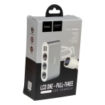 Купить Авто Зарядное Устройство Hoco Z13 LCD Мятая упаковка