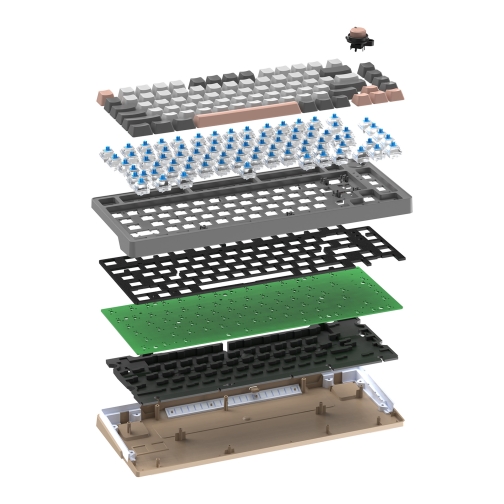 Купити Клавіатура Ігрова бездротова Fantech ATOM PRO83 MK913 MERCURY Blue Switch, 5