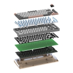 Купити Клавіатура Ігрова бездротова Fantech ATOM PRO83 MK913 MERCURY Blue Switch, 5