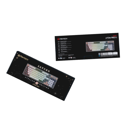 Купить Клавиатура Игровая беспроводная Fantech ATOM PRO96 MK914 MERCURY Blue Switch, 2