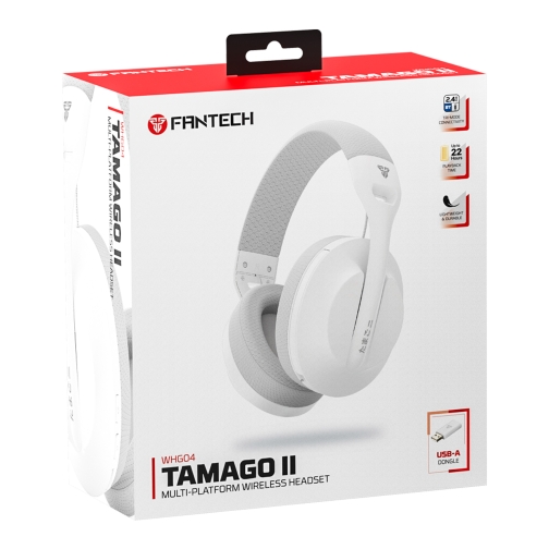 Купить Игровые Наушники Fantech WHG04 Tamago II, 3 Modes (Wired, BT, 2.4Ghz), 3