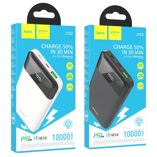 Купить Power Bank Hoco J102 Cool figure PD20W+QC3.0 10000 mAh