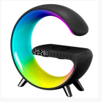 Купить Беспроводное Зарядное Устройство с RGB Light/Alarm Clock/Desk Lamp 15W Мят.Упак., 2