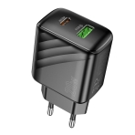 Купить Сетевое Зарядное Устройство Hoco CS25A 1USB-C/1USB PD/QC 20W, 3