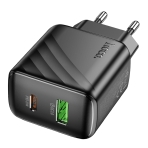 Купить Сетевое Зарядное Устройство Hoco CS25A 1USB-C/1USB PD/QC 20W, 7