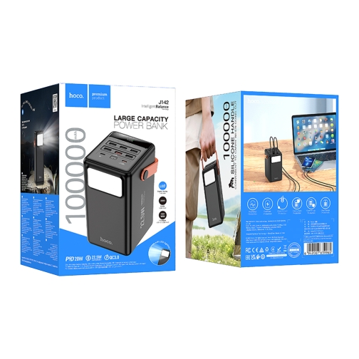 Купити Універсальна Мобільна Батарея Power Bank Hoco J142 Surpass 22.5W+PD20W 100000 mAh, 2