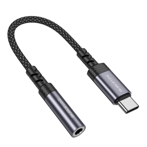Купить Переходник Borofone BV24 Type-C to AUX 3.5mm (female) 15cm, 3