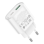 Купить Сетевое Зарядное Устройство Hoco C109A 1USB-C/1USB PD/QC 20W, 7