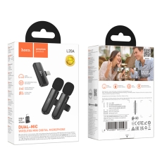 Купити Мікрофон Петличний Бездротовий Hoco L20A Dual-mic iP/Type-C